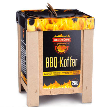 BBQ Koffer Kohle 2Kg